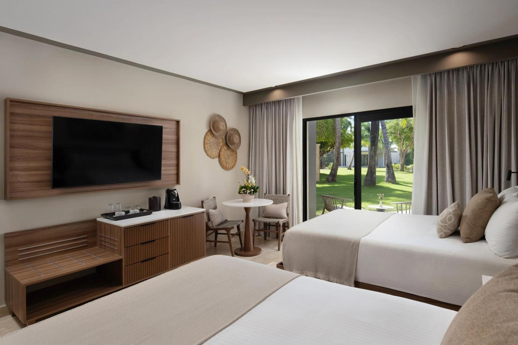 Deluxe Doppelzimmer mit Gartenblick
